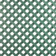 Celosía de PVC Catral 18mm Verde 1x2
